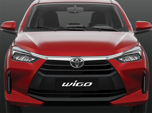 toyota wigo e đầu xe 