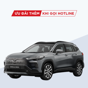 toyota corolla cross xám ánh bạc