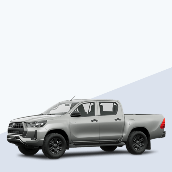 hilux màu bạc