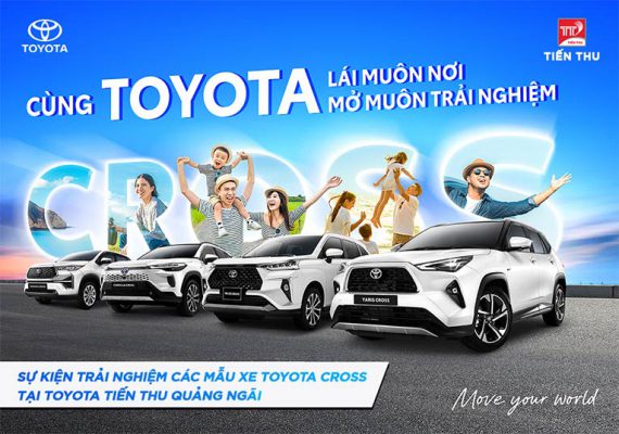 sự kiện trải nghiệm các mẫu xe toyota cross