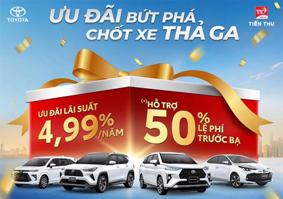 toyota quảng ngãi ưu đãi bứt phá chốt xe